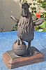 Statuette en bronze représentant un coq liberté