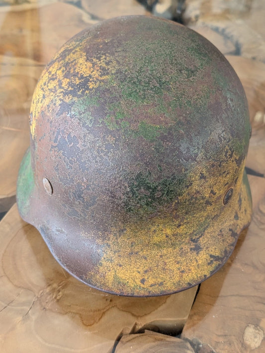 Casque allemand M40 authentique de la Seconde Guerre Mondiale
