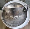 Tasse et sous tasse en argent massif