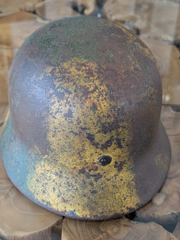 Casque allemand M40 authentique de la Seconde Guerre Mondiale