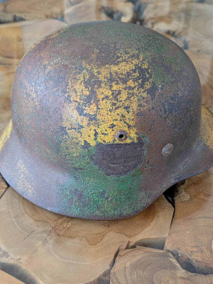 Casque allemand M40 authentique de la Seconde Guerre Mondiale