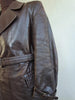 Manteau en cuir trench-coat militaire allemand
