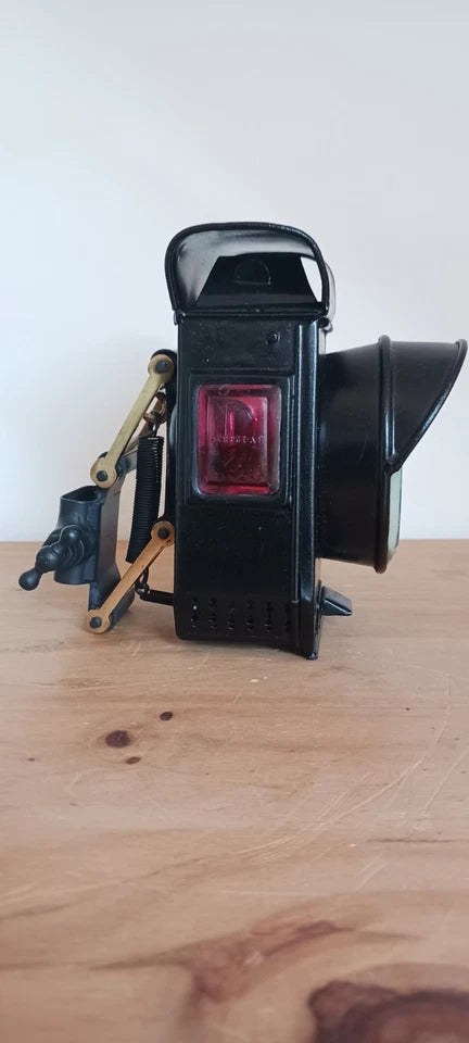 Ancienne lampe carbure de vélo de marque SAMUEL SNELL &amp; Cie BIRM