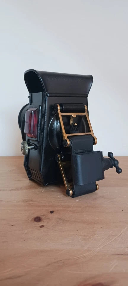Ancienne lampe carbure de vélo de marque SAMUEL SNELL &amp; Cie BIRM