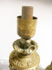 Paire de lampes Carcel anciennes en laiton,