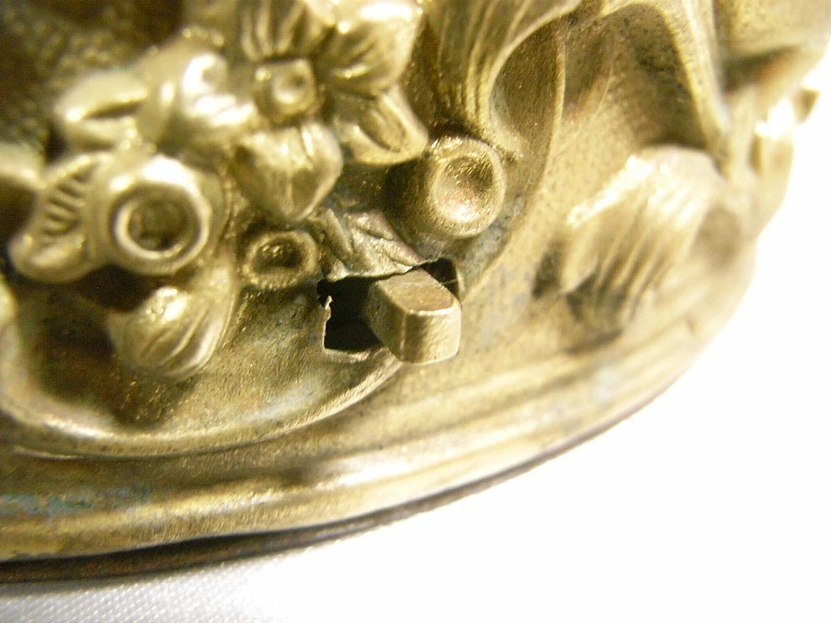 Paire de lampes Carcel anciennes en laiton,
