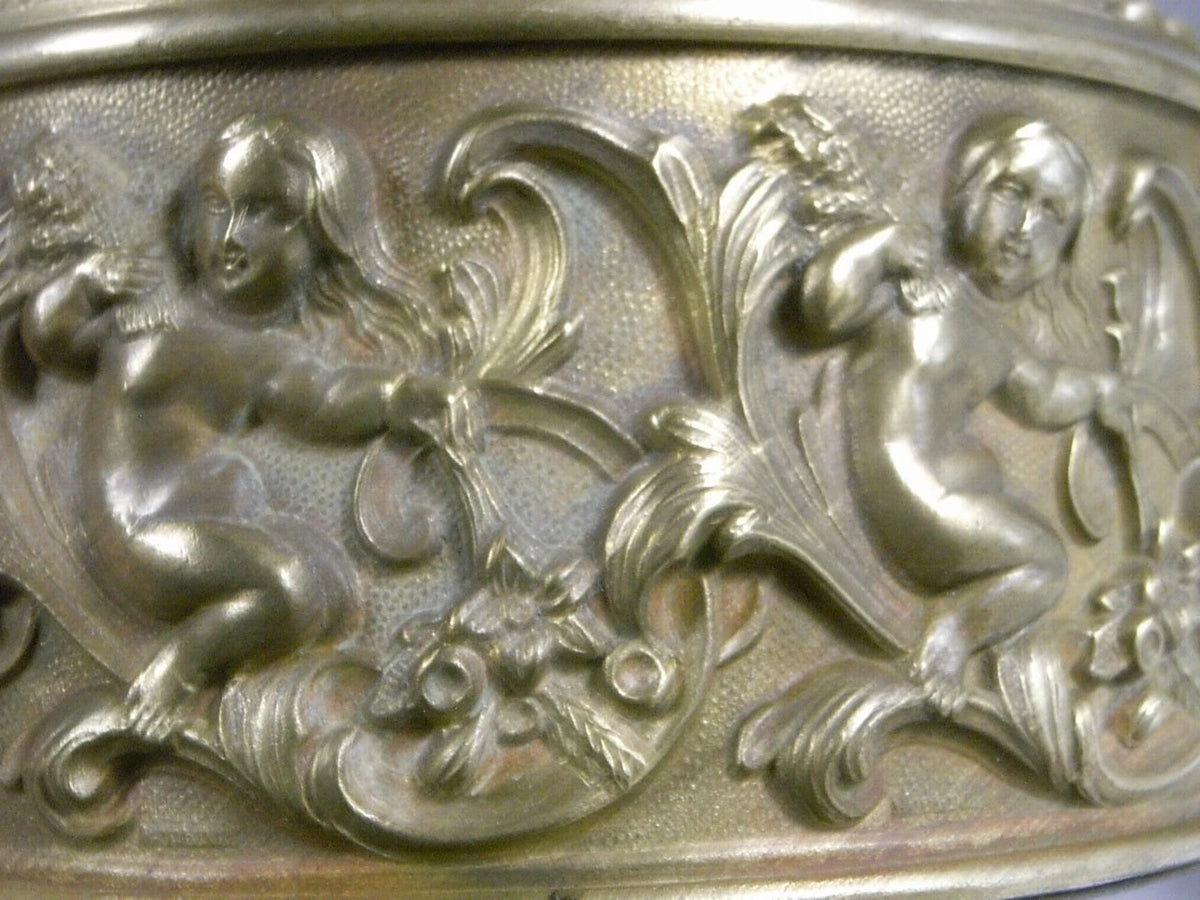 Paire de lampes Carcel anciennes en laiton,
