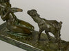 Sculpture en bronze jeune fille au chevreau circa 1926