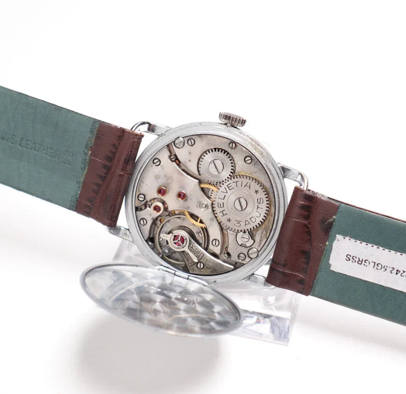 Montre-bracelet de pilote Helvetia seconde guerre mondiale