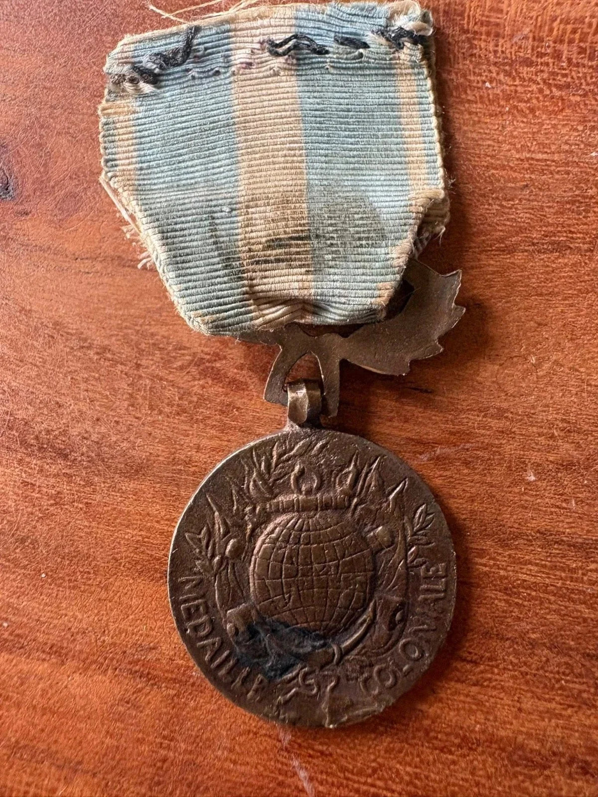 Médaille coloniale de l'état français en laiton