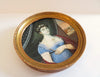 Tableau originale miniature du début du XIXeme siècle et représentant une femme