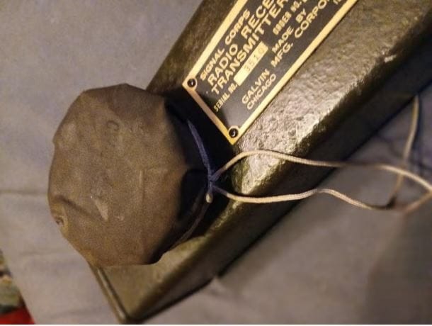Talkie-walkie Seconde Guerre mondiale BC 611