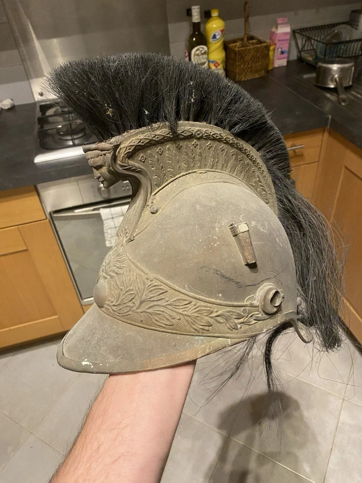 Casque de gendarme modèle 1912