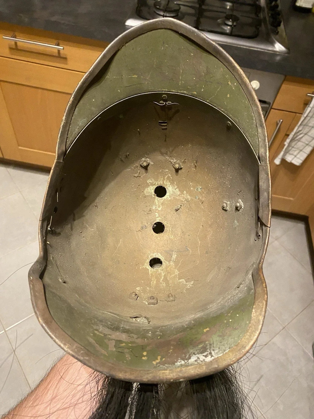 Casque de gendarme modèle 1912