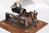 Phonographe à cylindres avec son mécanisme fonctionnel