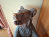 Sculpture ancien en bois ours