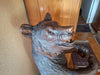 Sculpture ancien en bois ours