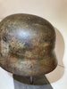 Casque allemand camouflé Normandie