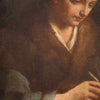Peinture huile sur toile représentant le portrait d'une grande maîtrise picturale