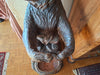 Sculpture ancien en bois ours