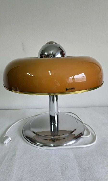 Rare lampe de bureau, vintage, 1970, Meblo, Guzzini, Space Age