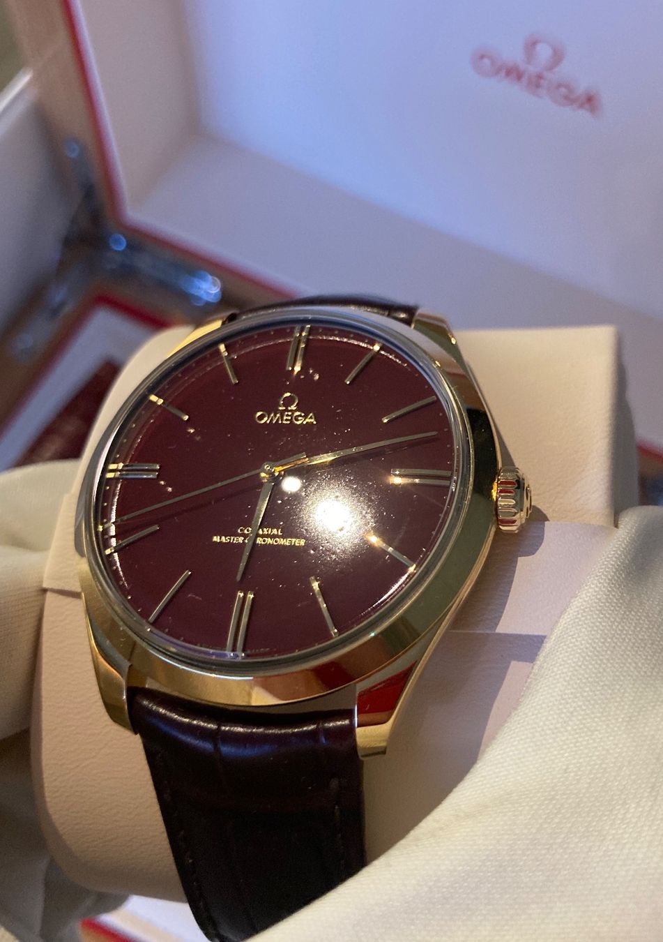 Montre de luxe exceptionnelle : Omega De Ville Trésor 125ème anniversaire