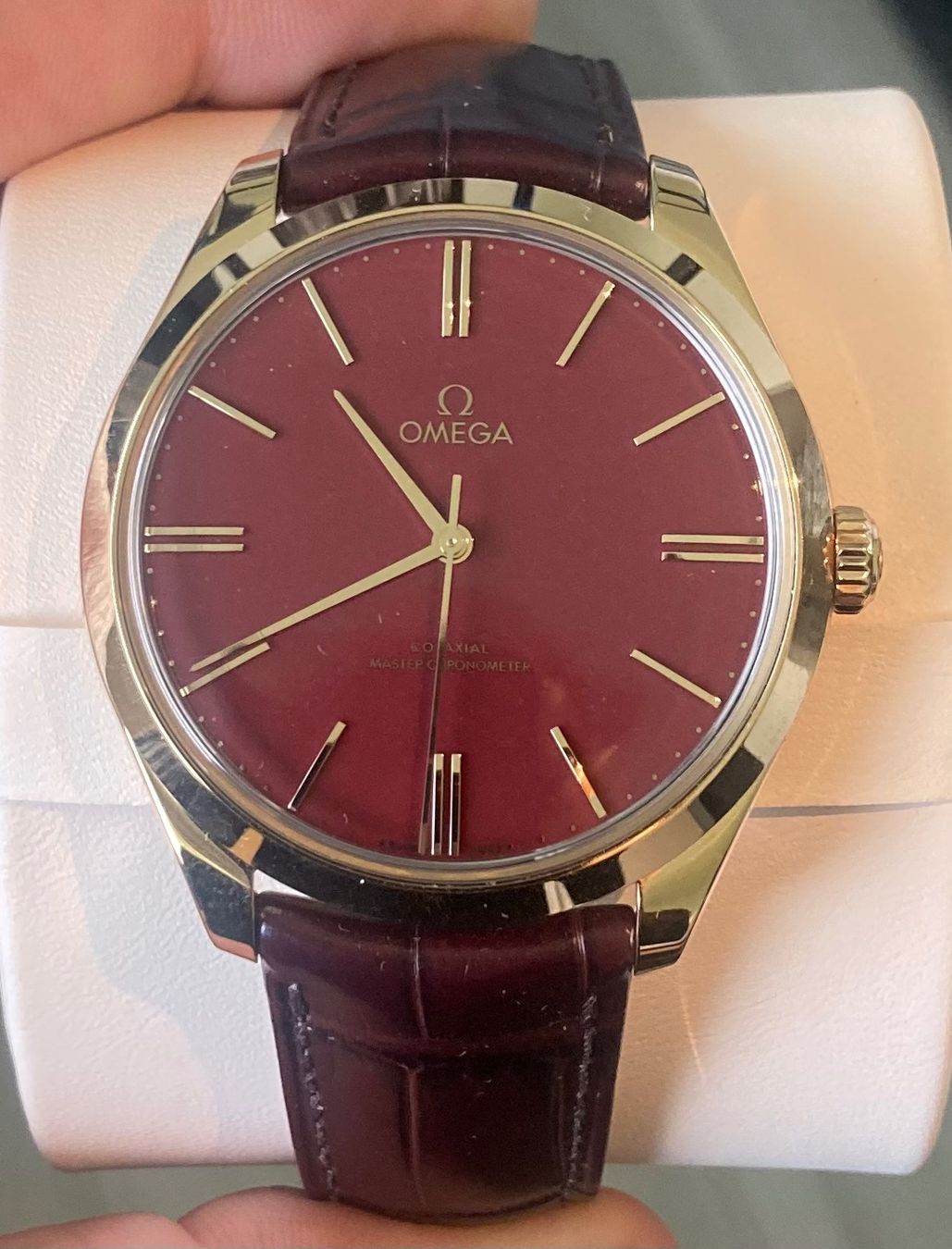 Montre de luxe exceptionnelle : Omega De Ville Trésor 125ème anniversaire