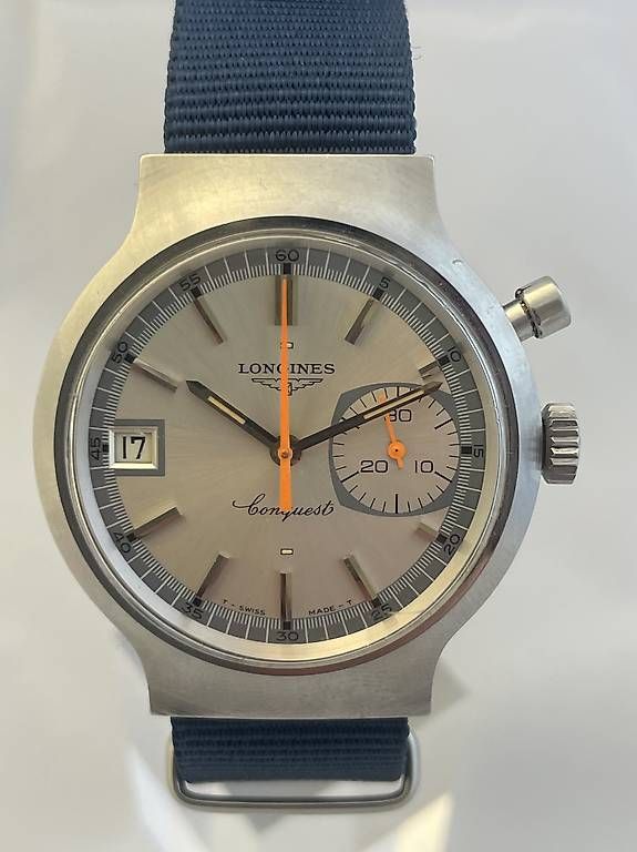 Montre vintage Longines Conquest Chronograph édition spéciale Jeux olympiques Munich 1972