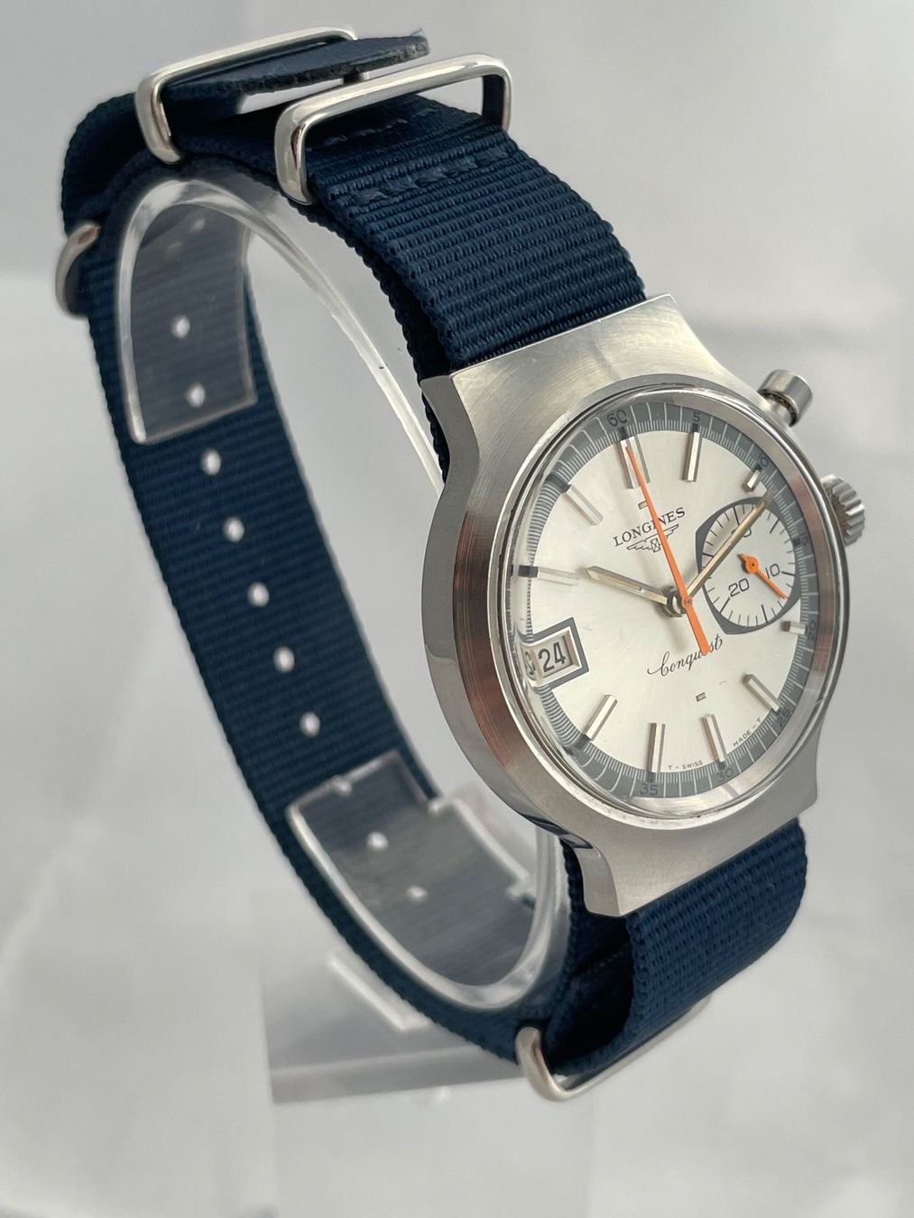 Montre vintage Longines Conquest Chronograph édition spéciale Jeux olympiques Munich 1972