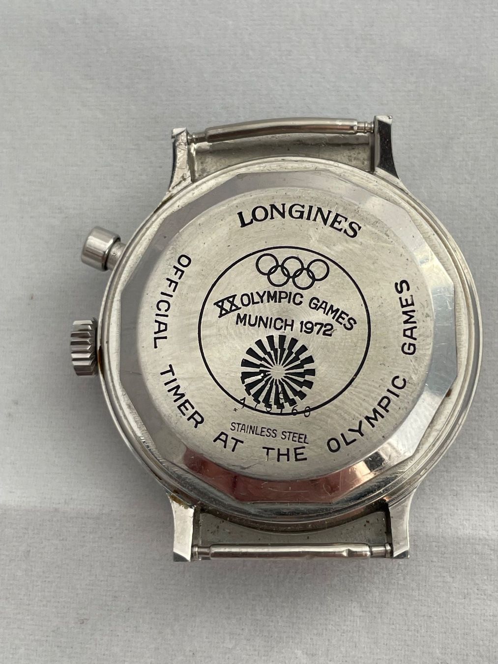 Montre vintage Longines Conquest Chronograph édition spéciale Jeux olympiques Munich 1972