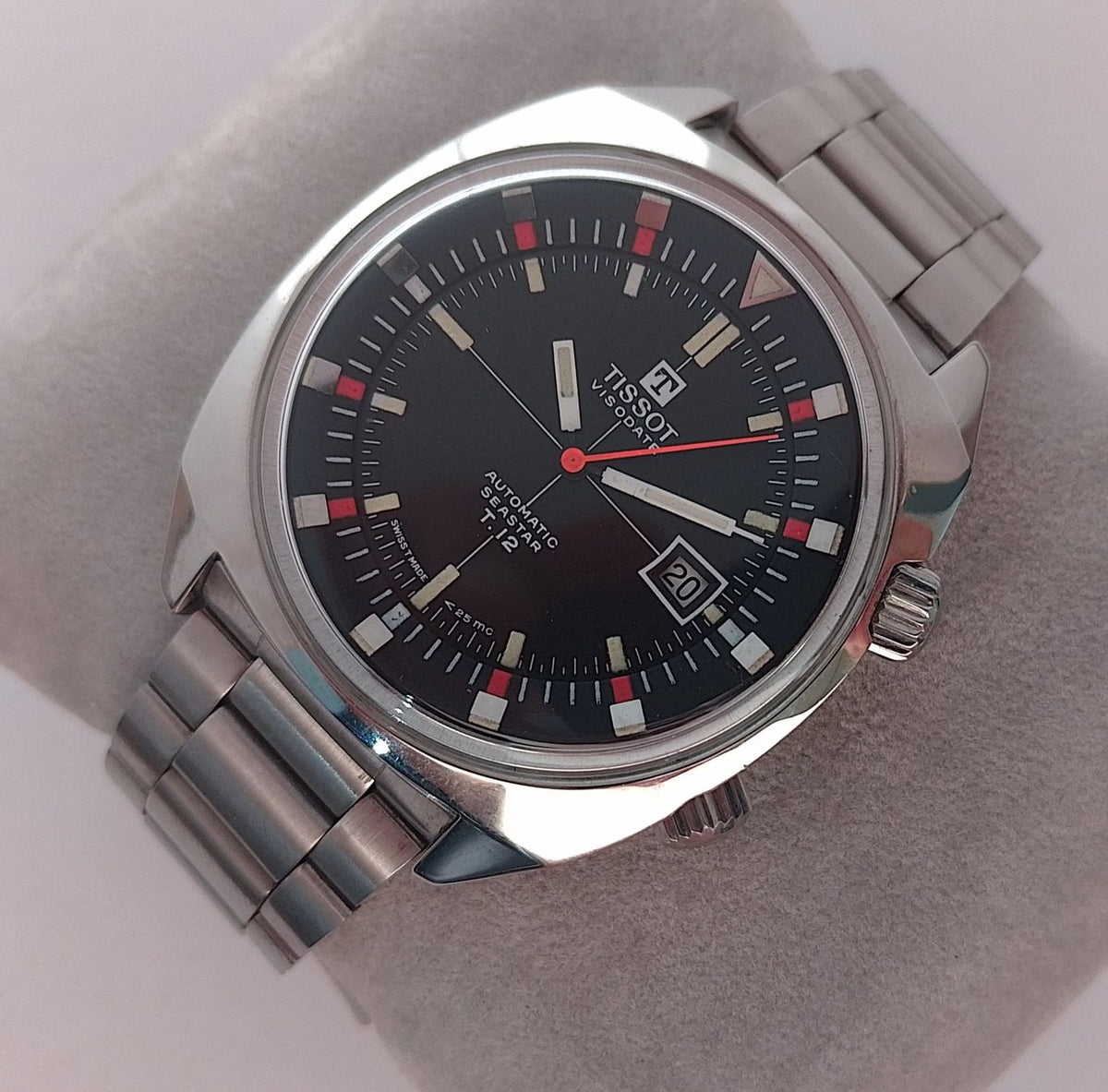 Montre de plongée vintage Tissot Seastar T.12 Automatique Navigator des années 1970