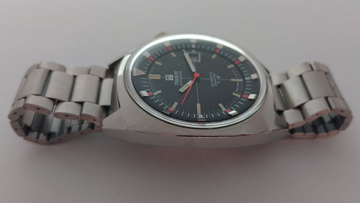 Montre de plongée vintage Tissot Seastar T.12 Automatique Navigator des années 1970