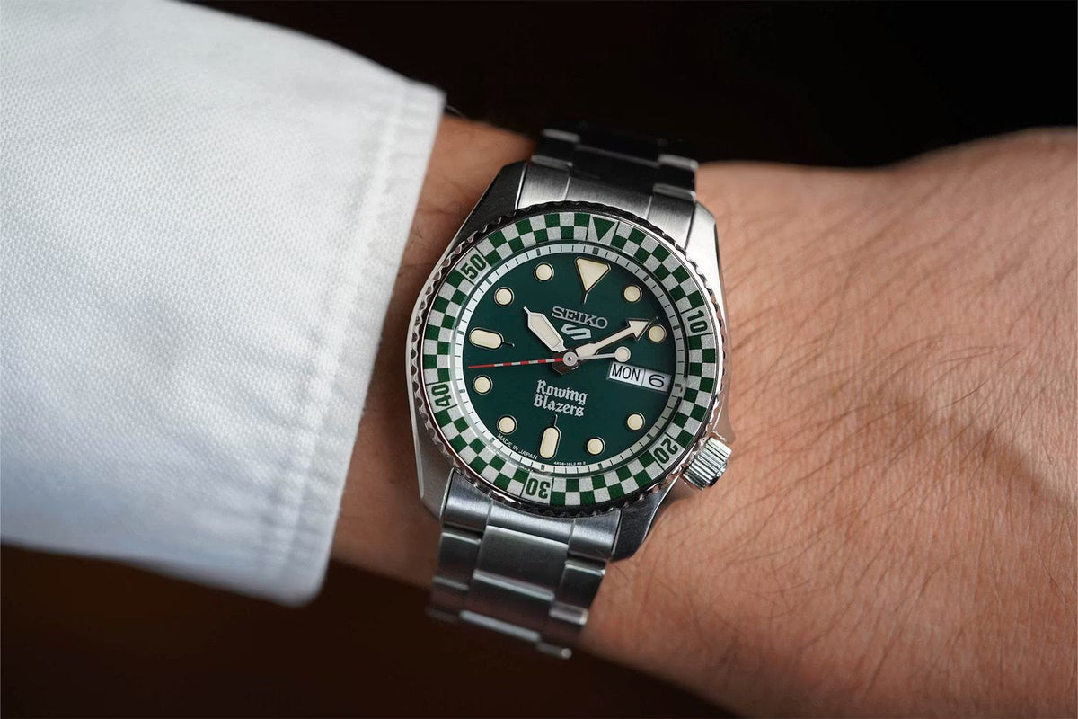 Collaboration exclusive Seiko × Rowing Blazers × Wind Vintage Montre de collection