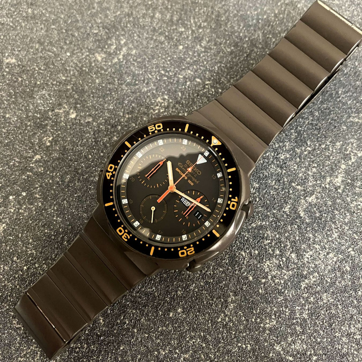 Chronographe SEIKO SPORTS 100 signé Giugiaro Design