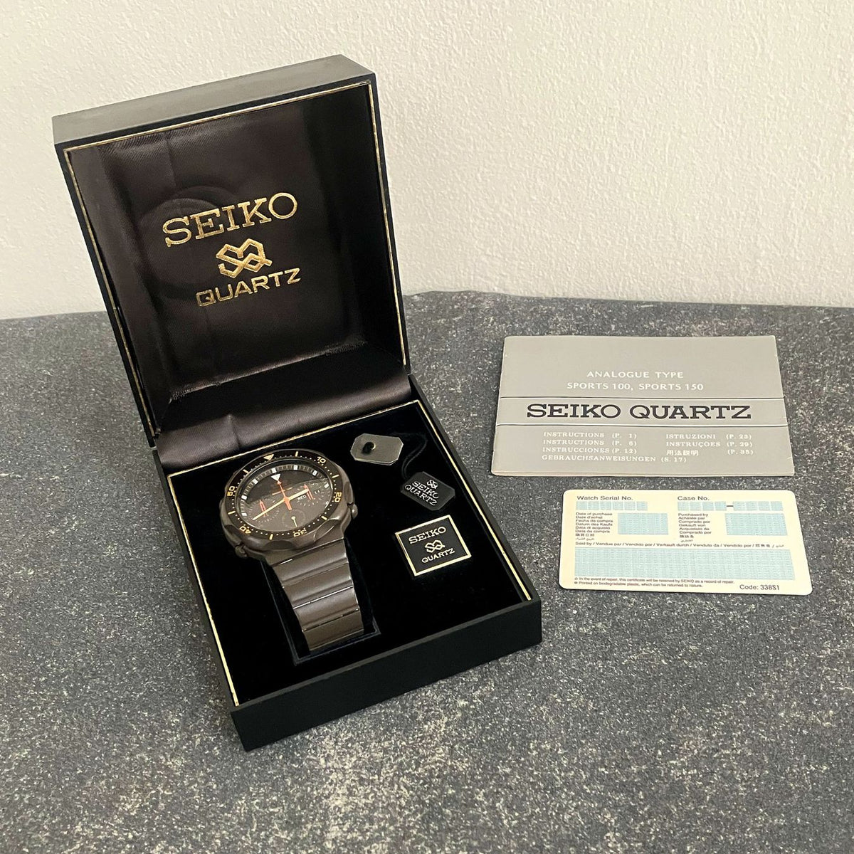 Chronographe SEIKO SPORTS 100 signé Giugiaro Design