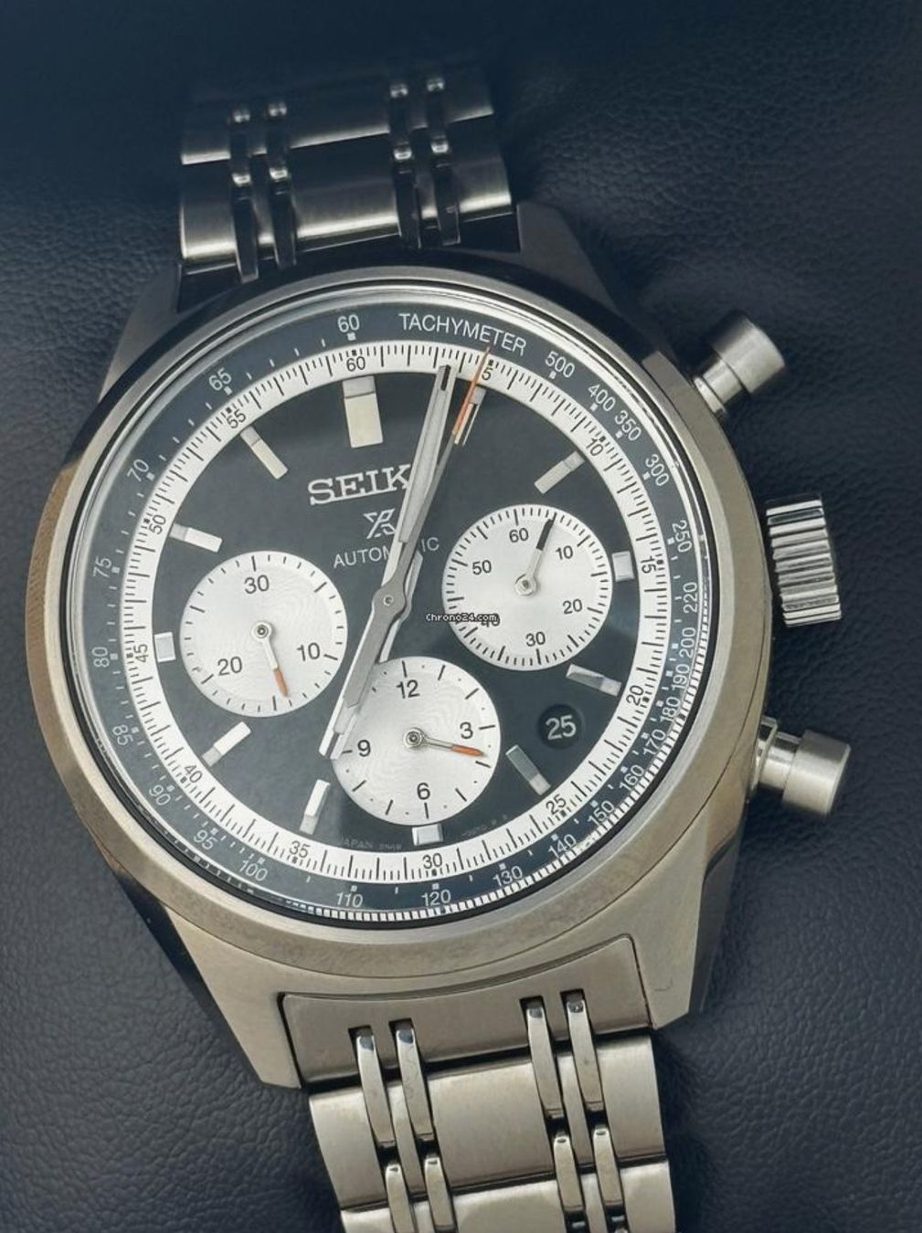 Montre chronographe exceptionnelle Seiko Prospex SRQ049 Panda en édition limitée