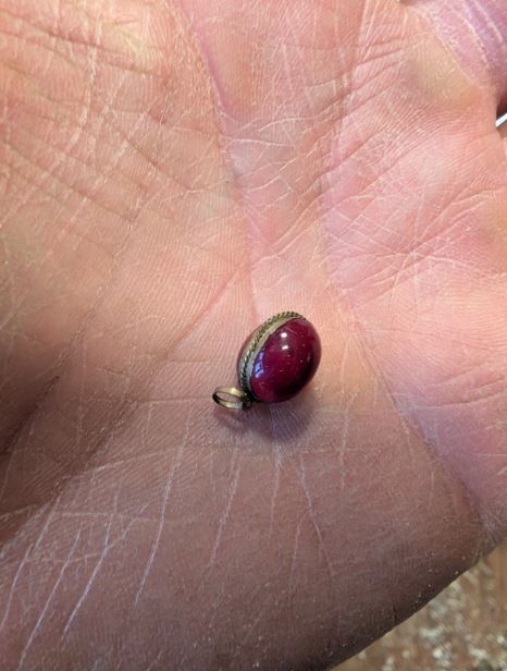 Collier bakélite cherry amber faturan