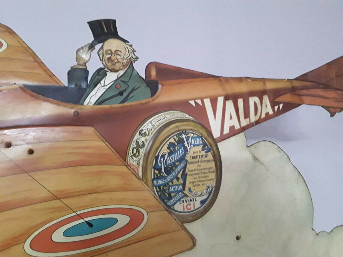 Plaque émaillé pastilles valda