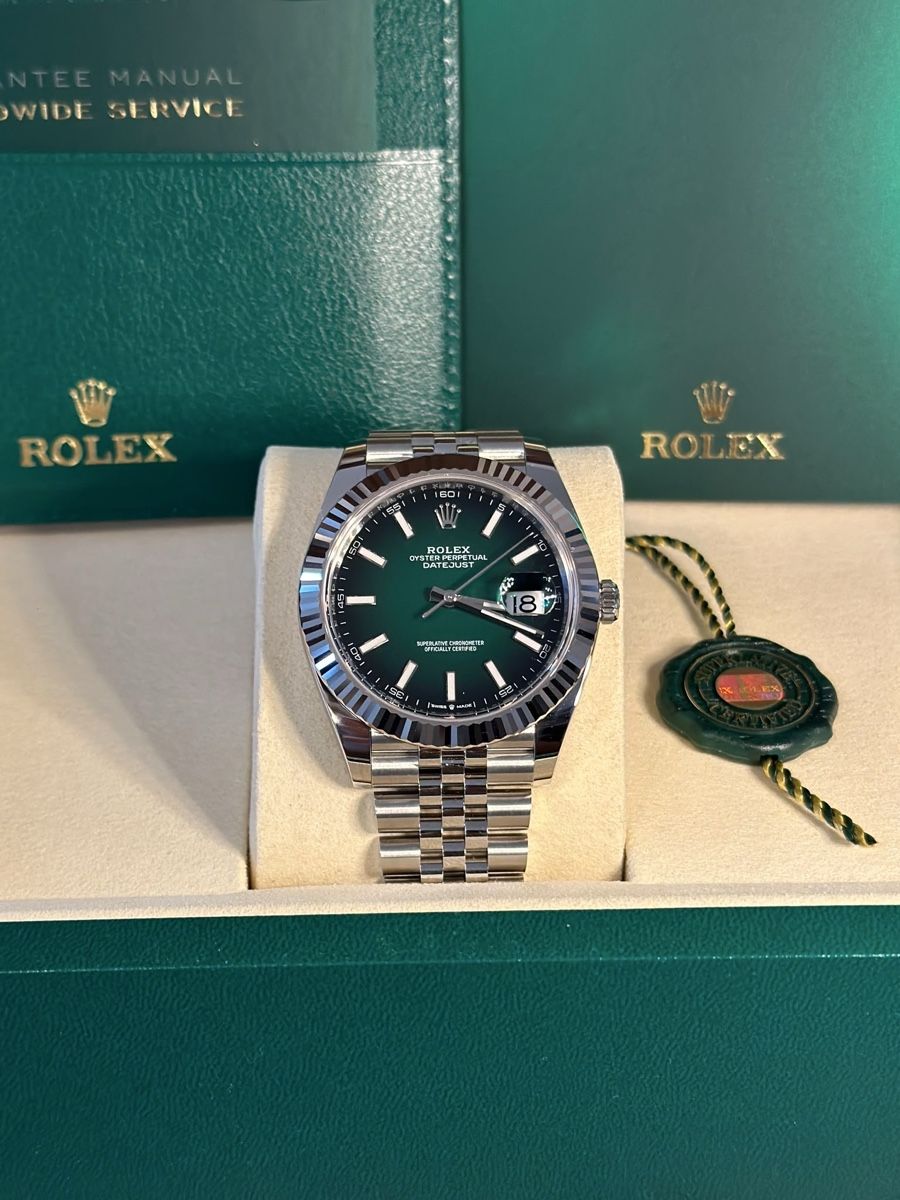 La Rolex Datejust 41mm Green Ombré 2026