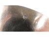 Calice en argent massif vermeil et rubis, 19e