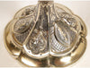 Calice en argent massif vermeil et rubis, 19e