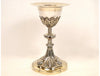Calice en argent massif vermeil et rubis, 19e