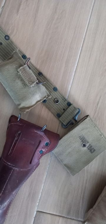 original Ensemble complet d'équipement militaire américain de la Seconde Guerre mondiale