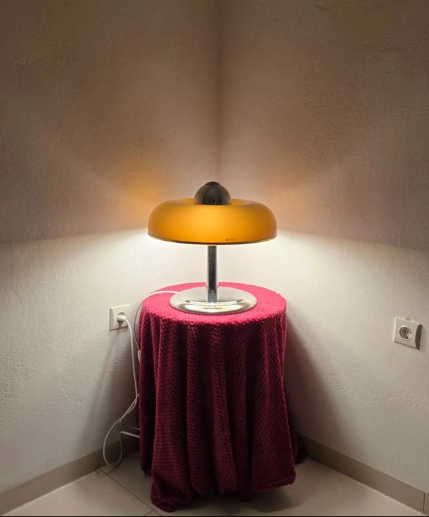 Rare lampe de bureau, vintage, 1970, Meblo, Guzzini, Space Age