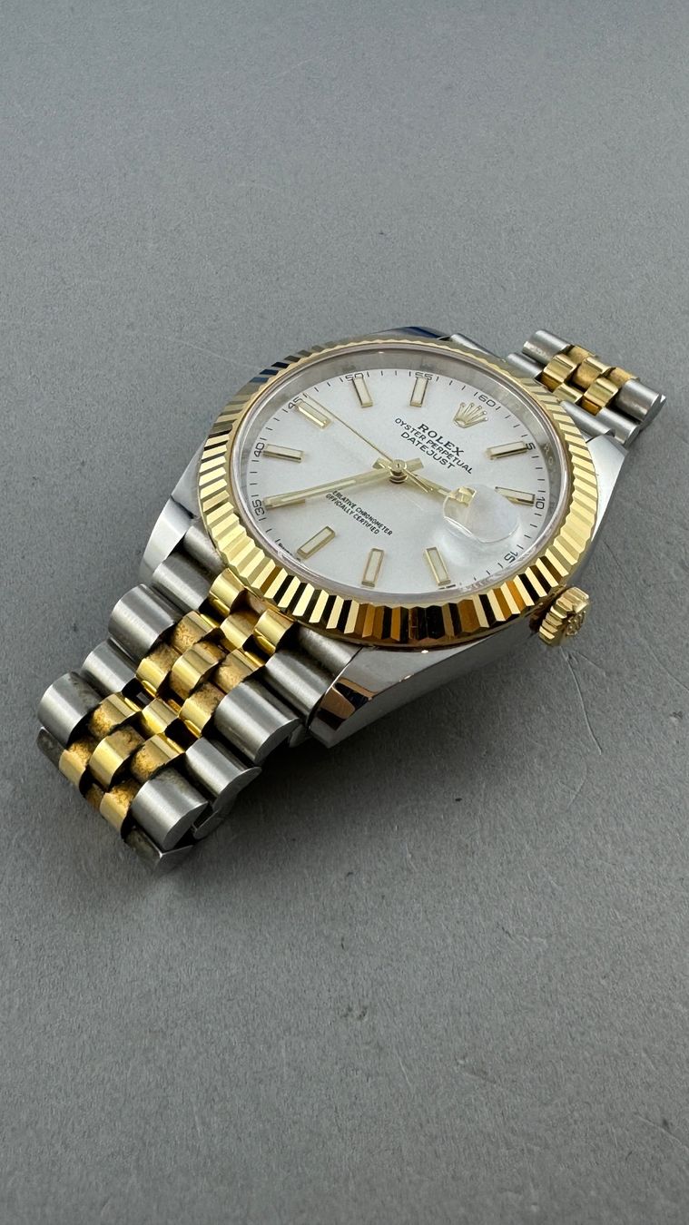 Montre de luxe Rolex Datejust 41 en or jaune et acier