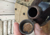 Gourde US émaillée et étui USMC WW2 militaria