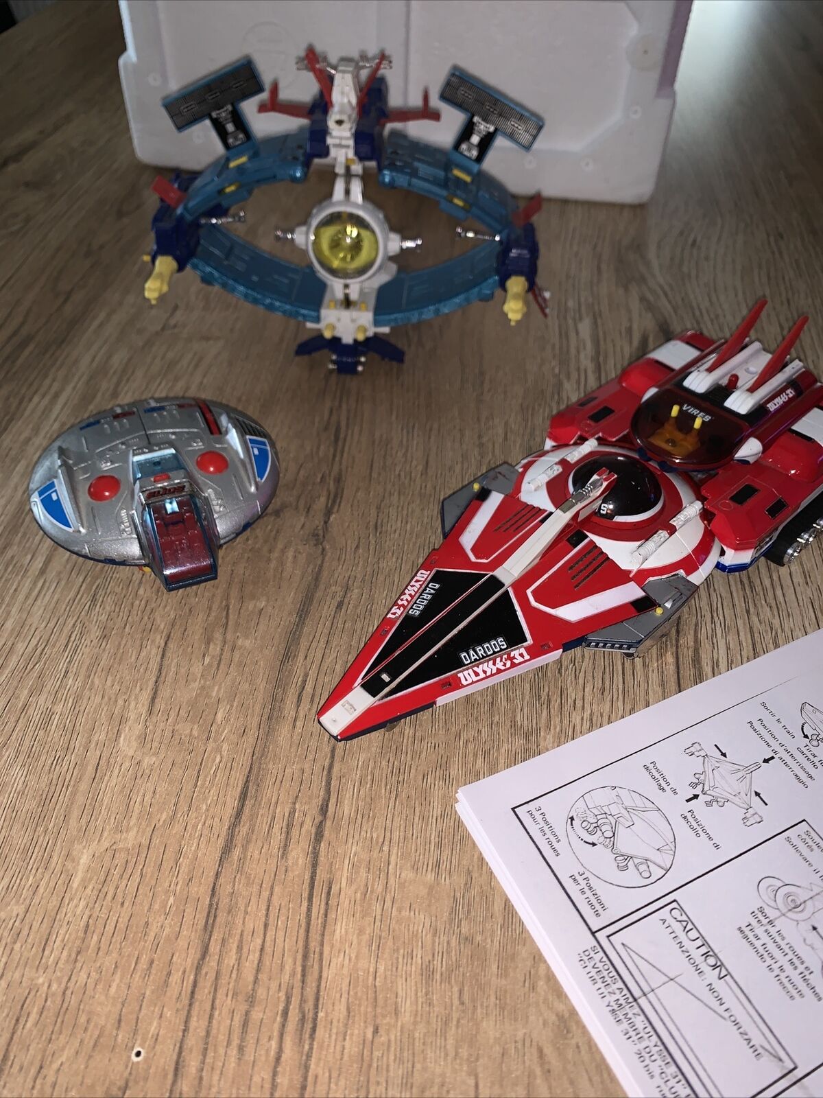 Ancien jouet ulysse 31 popy lot vaisseau bandai no goldorak