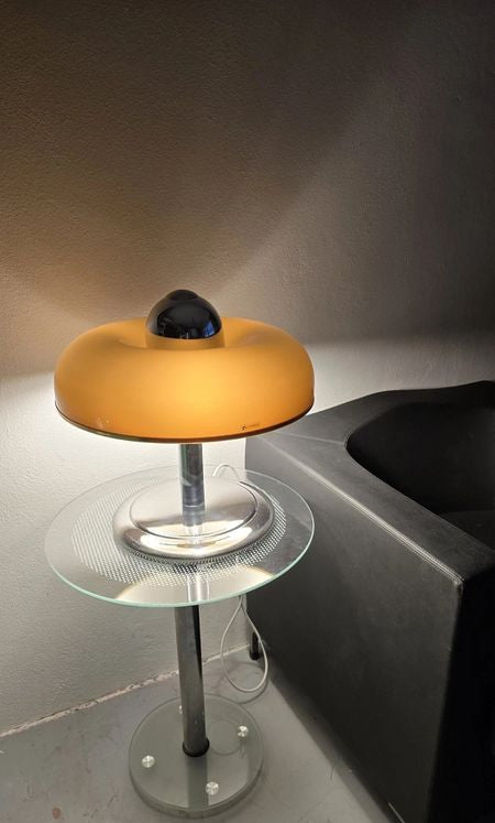 Rare lampe de bureau, vintage, 1970, Meblo, Guzzini, Space Age