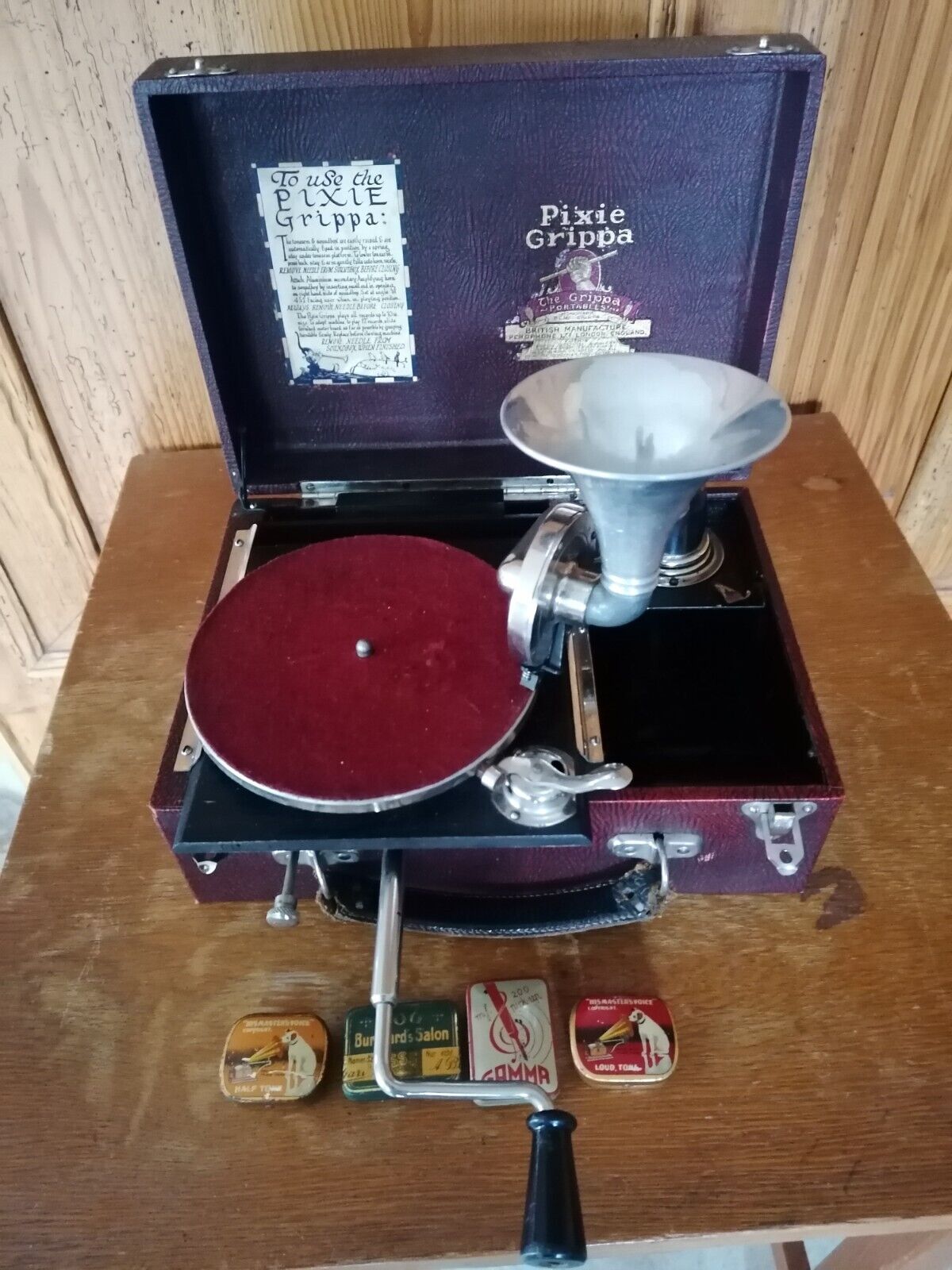 Phonographe pixie grappa