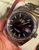 Montre Rolex Datejust 36 mm réf. 116200, cadran noir